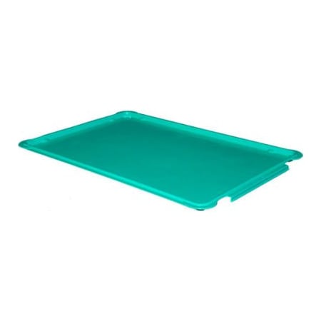 Mfg Tray Molded Fiberglass Stacking Tote 887008 Lid for 870008 Tote - 25-3/4"L x 17-3/4"W, Green 8870085113